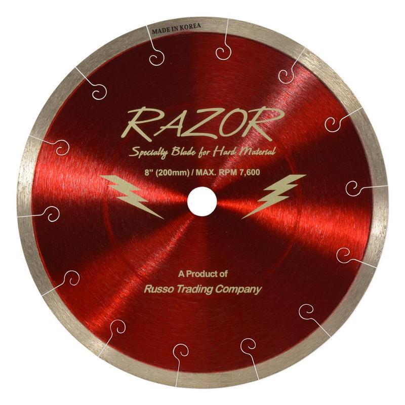 RTC Razor Wet Diamond Saw Tile Blade, 8